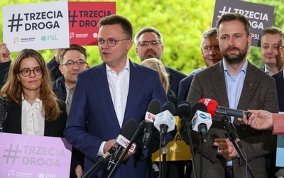Hołownia: Do wyborów pójdziemy razem jako Trzecia Droga - Polska 2050 i PSL