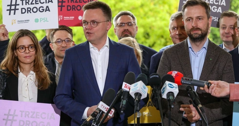 Hołownia: Do wyborów pójdziemy razem jako Trzecia Droga - Polska 2050 i PSL