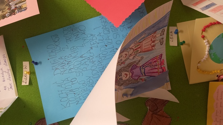 Misyjne prace dzieci z przedszkola