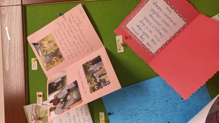 Misyjne prace dzieci z przedszkola