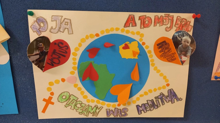 Misyjne prace dzieci z przedszkola