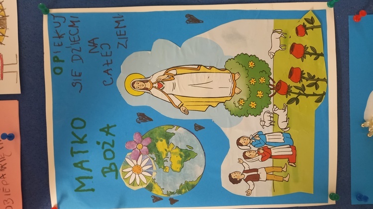 Misyjne prace dzieci z przedszkola