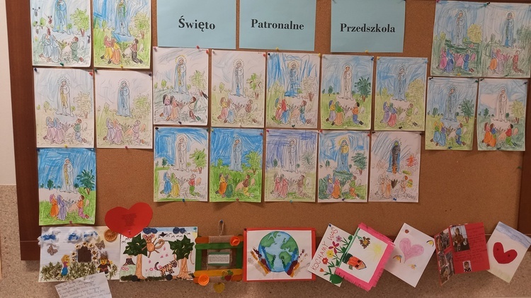 Misyjne prace dzieci z przedszkola