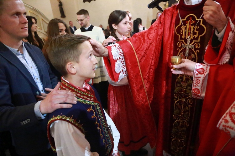 Bierzmowanie w Podegrodziu