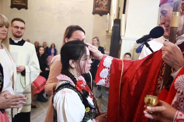 Bierzmowanie w Podegrodziu