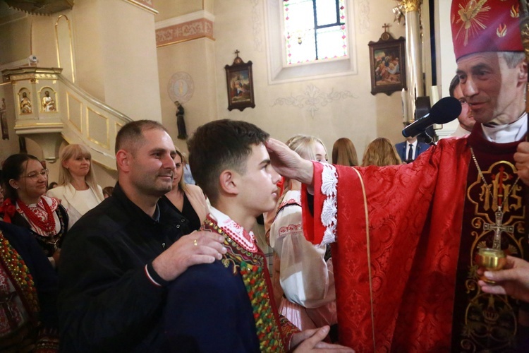 Bierzmowanie w Podegrodziu