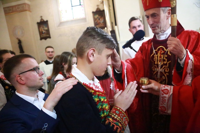 Bierzmowanie w Podegrodziu