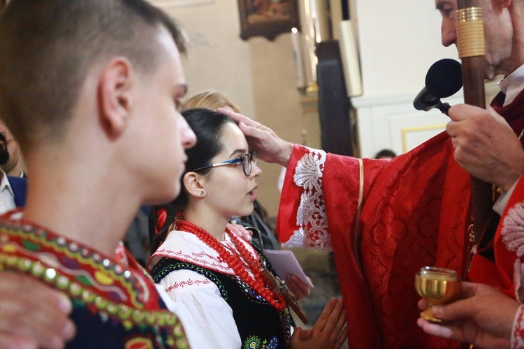 Bierzmowanie w Podegrodziu