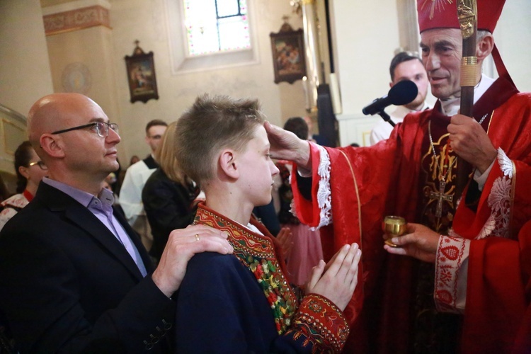 Bierzmowanie w Podegrodziu