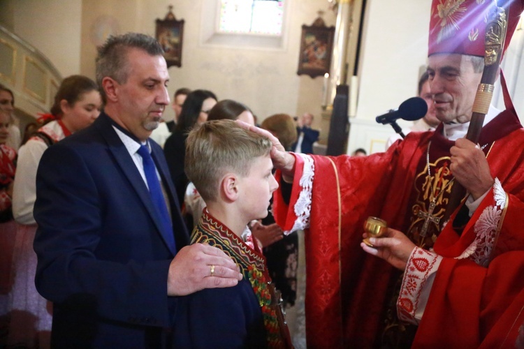 Bierzmowanie w Podegrodziu