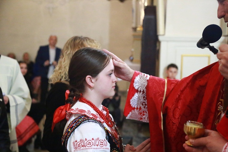 Bierzmowanie w Podegrodziu