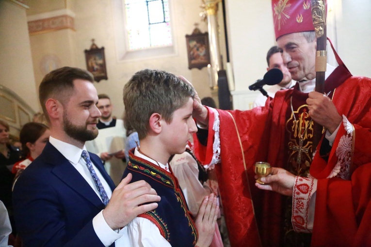 Bierzmowanie w Podegrodziu