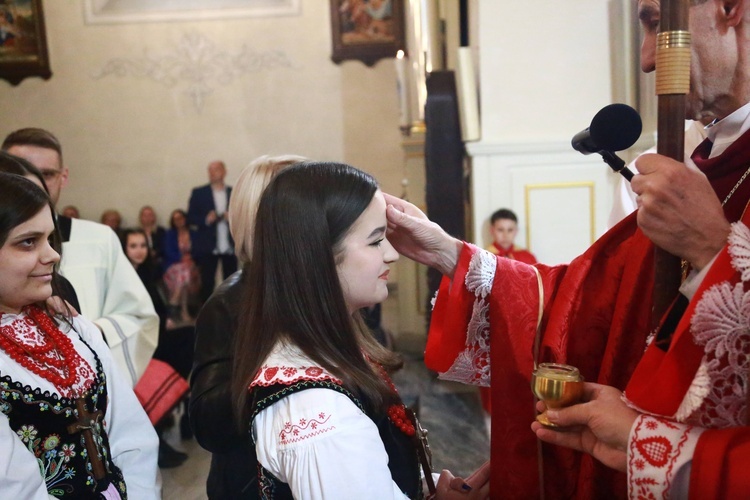 Bierzmowanie w Podegrodziu