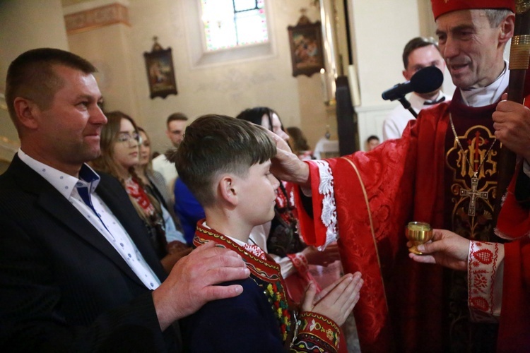 Bierzmowanie w Podegrodziu