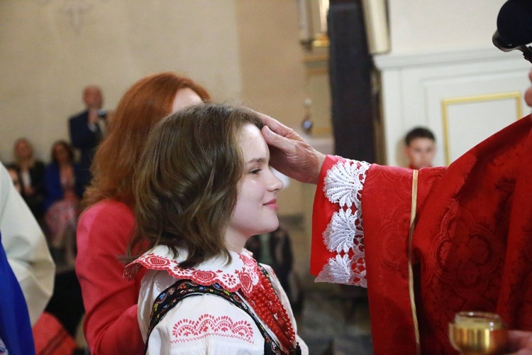 Bierzmowanie w Podegrodziu