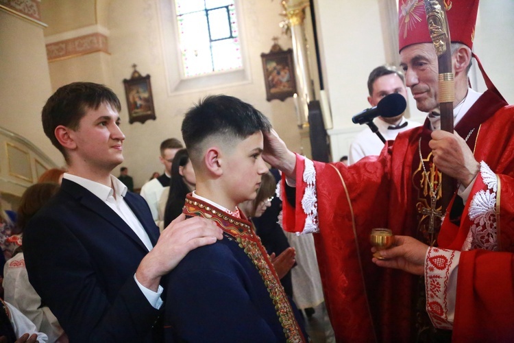 Bierzmowanie w Podegrodziu