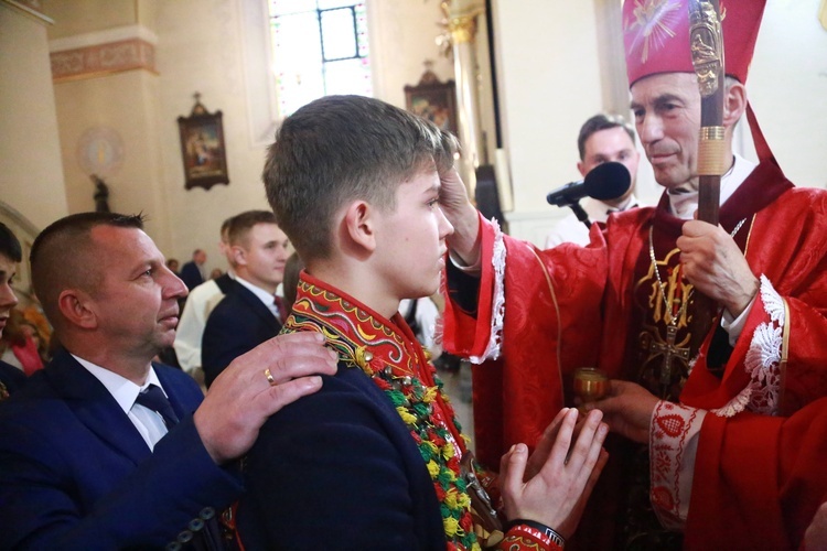 Bierzmowanie w Podegrodziu