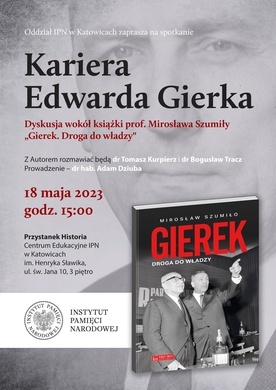 Promocja książki "Gierek. Droga do władzy", Katowice, 18 maja