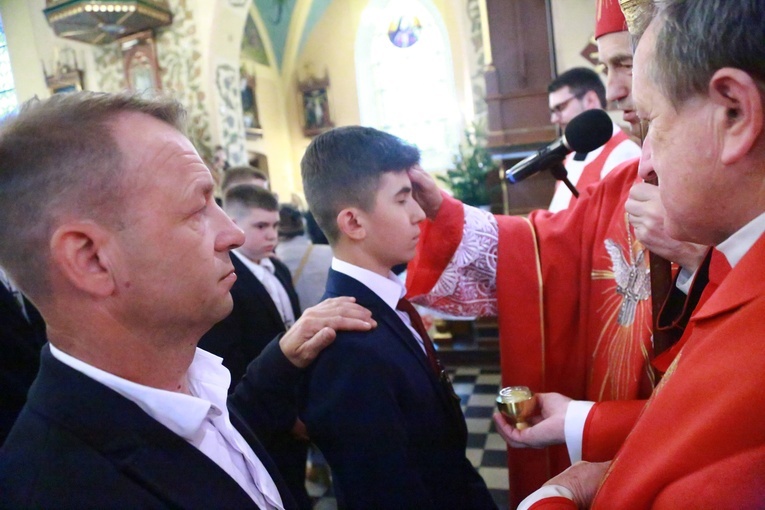 Bierzmowanie w Przecławiu