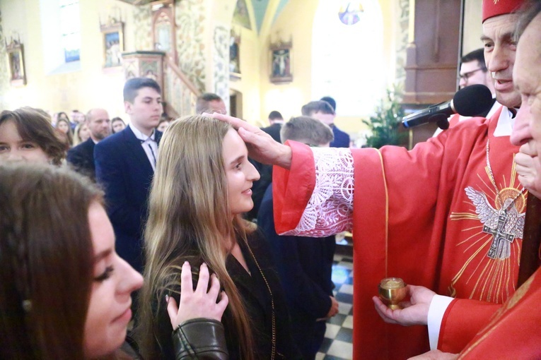 Bierzmowanie w Przecławiu