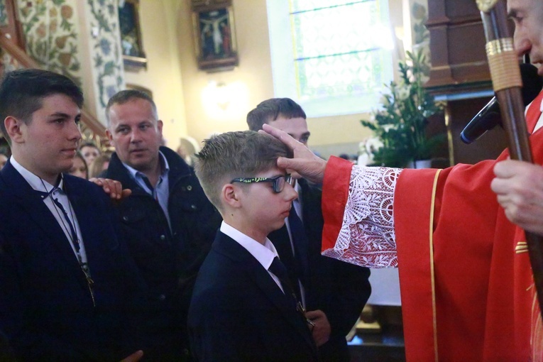Bierzmowanie w Przecławiu