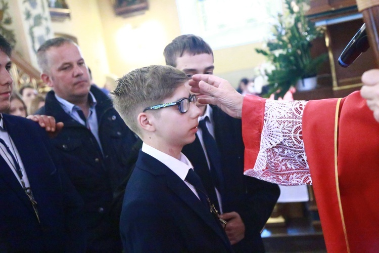 Bierzmowanie w Przecławiu