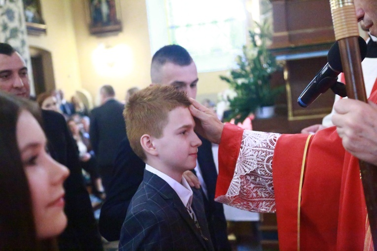 Bierzmowanie w Przecławiu