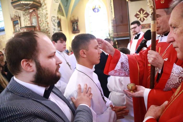 Bierzmowanie w Przecławiu