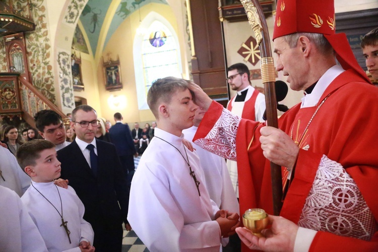 Bierzmowanie w Przecławiu