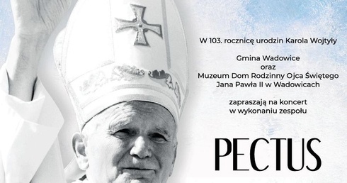 Wadowice. Koncert z okazji urodzin papieża Polaka