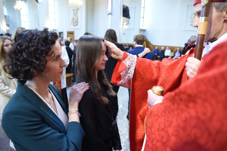 Bierzmowanie w parafii Trójcy Przenajświętszej w Mielcu