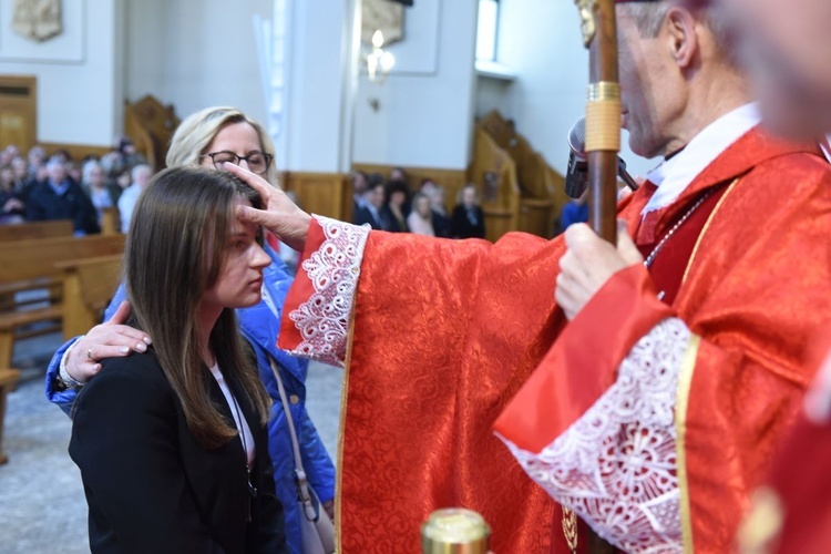 Bierzmowanie w parafii Trójcy Przenajświętszej w Mielcu