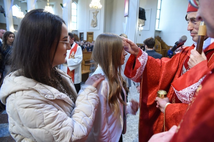 Bierzmowanie w parafii Trójcy Przenajświętszej w Mielcu