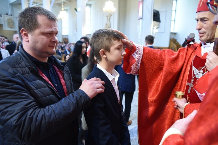 Bierzmowanie w parafii Trójcy Przenajświętszej w Mielcu