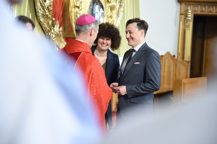 Bierzmowanie w parafii Trójcy Przenajświętszej w Mielcu