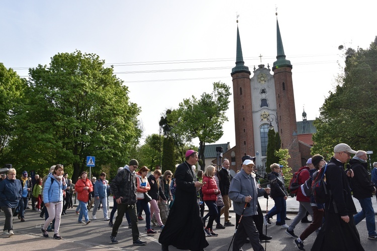 Matka Boża Oliwska w drodze na Kalwarię Wejherowską