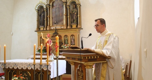 Wolbromów. Odpust i pierwsze kazanie