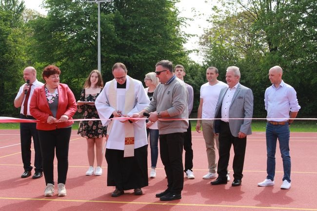 Otwarcie szkolnego boiska.