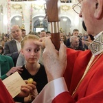 Bierzmowanie w kościele św. Jakuba w Tuchowie