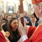 Bierzmowanie w kościele św. Jakuba w Tuchowie