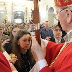 Bierzmowanie w kościele św. Jakuba w Tuchowie