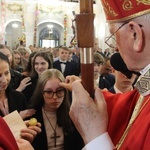 Bierzmowanie w kościele św. Jakuba w Tuchowie