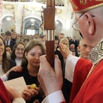 Bierzmowanie w kościele św. Jakuba w Tuchowie