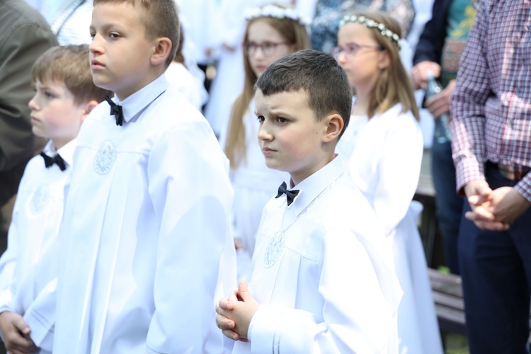 Pielgrzymka dzieci komunijnych do Janowa Lubelskiego