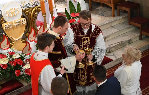 Prymicyjna Msza św. ks. Michała Juraszczyka w Zebrzydowicach
