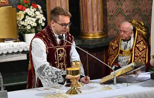Prymicyjna Msza św. ks. Michała Juraszczyka w Zebrzydowicach