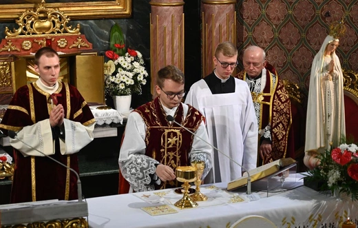 Prymicyjna Msza św. ks. Michała Juraszczyka w Zebrzydowicach