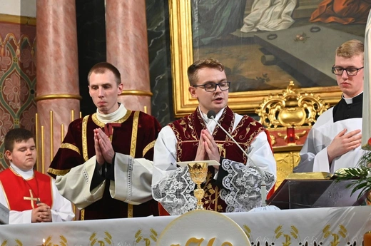 Prymicyjna Msza św. ks. Michała Juraszczyka w Zebrzydowicach
