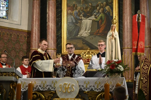 Prymicyjna Msza św. ks. Michała Juraszczyka w Zebrzydowicach