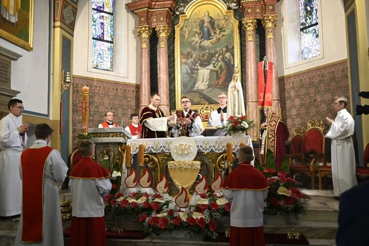 Prymicyjna Msza św. ks. Michała Juraszczyka w Zebrzydowicach